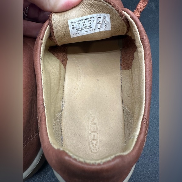 KEEN Women's KNX Lightweight Flexible Sneakers, Tortoise Shell/Plaza Taupe, 9 - Picture 7 of 7